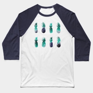 Pineapple Paint Design Baseball T-Shirt